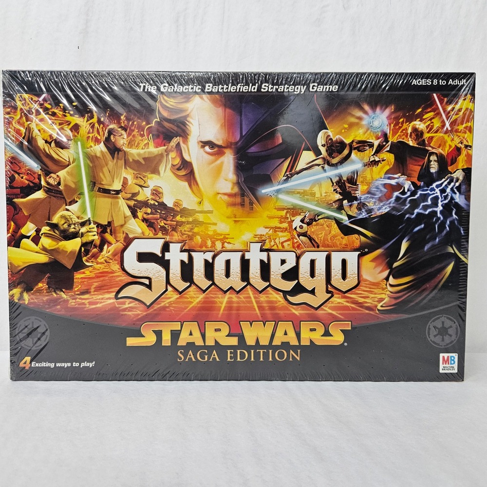 Stratego Star Wars‎ Saga Edition Board Game 2005 Milton Bradley Factory Sealed